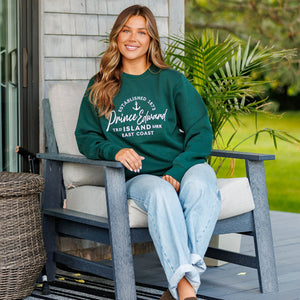 PRINCE EDWARD ISLAND EMBROIDERED CREWNECK