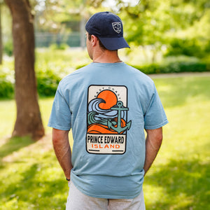 PRINCE EDWARD ISLAND ANCHOR WAVES T-SHIRT
