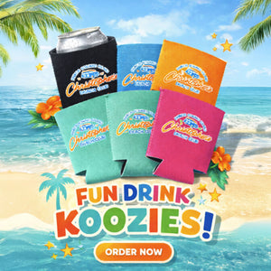 CHRISTOPHER'S BEACH CLUB CAN KOOZIES