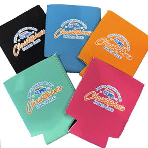 CHRISTOPHER'S BEACH CLUB CAN KOOZIES
